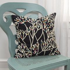 Knife-Edge-Applied-Art-Cotton-Impressionistic-Botanical-Decorative-Throw-Pillow-Decorative-Pillows