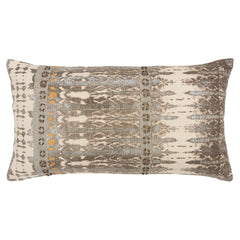 Knife Edge Printed Recycled Cotton Abstract Decorative Throw Pillow - Decorative Pillows