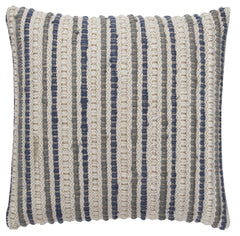 Knife Edge Woven Stripe Pillow Cover - Decorative Pillows