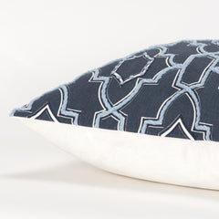 Knife Edged 100% Cotton Geometric Pillow - Decorative Pillows