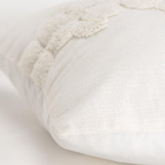 Knife Edged Cotton Tonal Geometric Decorative Throw Pillow - Decorative Pillows