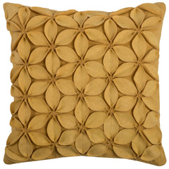 Knife Edged Solid Botanical Petals Pillow Cover - Decorative Pillows