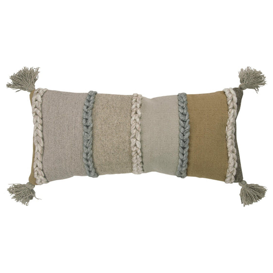 Knife Edged Stripe Decorative Throw Pillow - Decorative Pillows