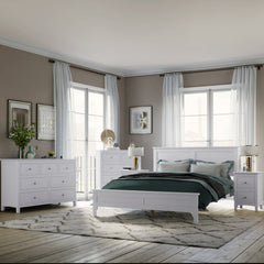 Lawson Solid Wood 5 Pieces Bedroom Set - Bedroom Sets