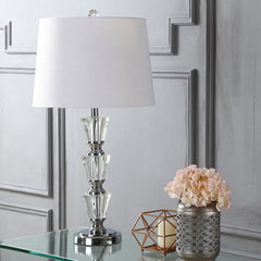 Layla Crystal LED Table Lamp - Table Lamps