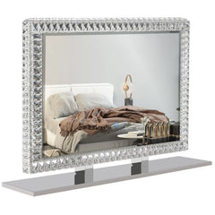 LED Crystal Mirror Light with Dimmable Lights - Mirrors