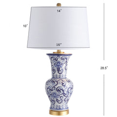Leo Chinoiserie LED Table Lamp - Table Lamps