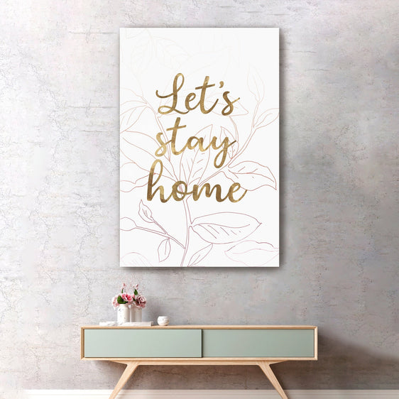 Let'S-Stay-Home-Bloom-Canvas-Giclee-Wall-Art-Wall-Art