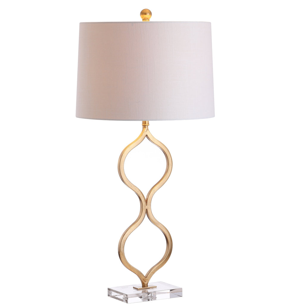 Levi Metal/Crystal LED Table Lamp - Table Lamps
