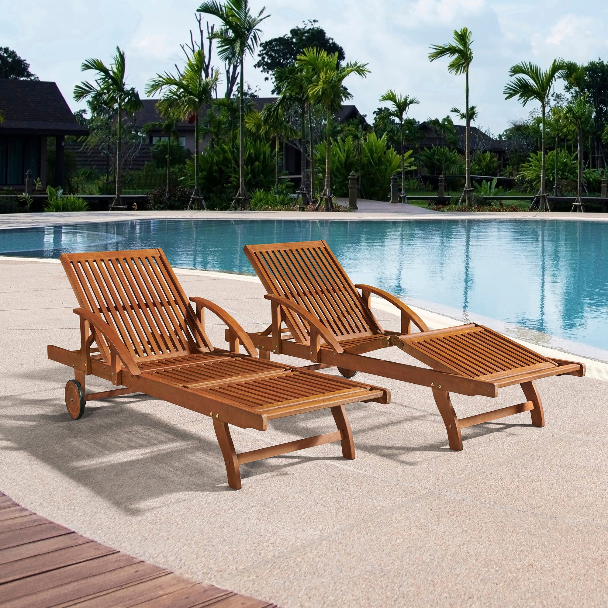 Light-Brown-Oil-Caspian-Eucalyptus-Wood-Outdoor-Lounge-Chair-with-Arms-and-Adjustable-Leg-Rest,-Set-of-2-Outdoor-Seating