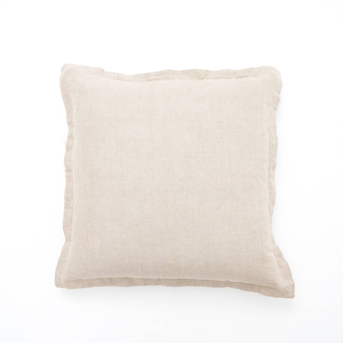 Linen Solid Cushion with Flanges - Pillows