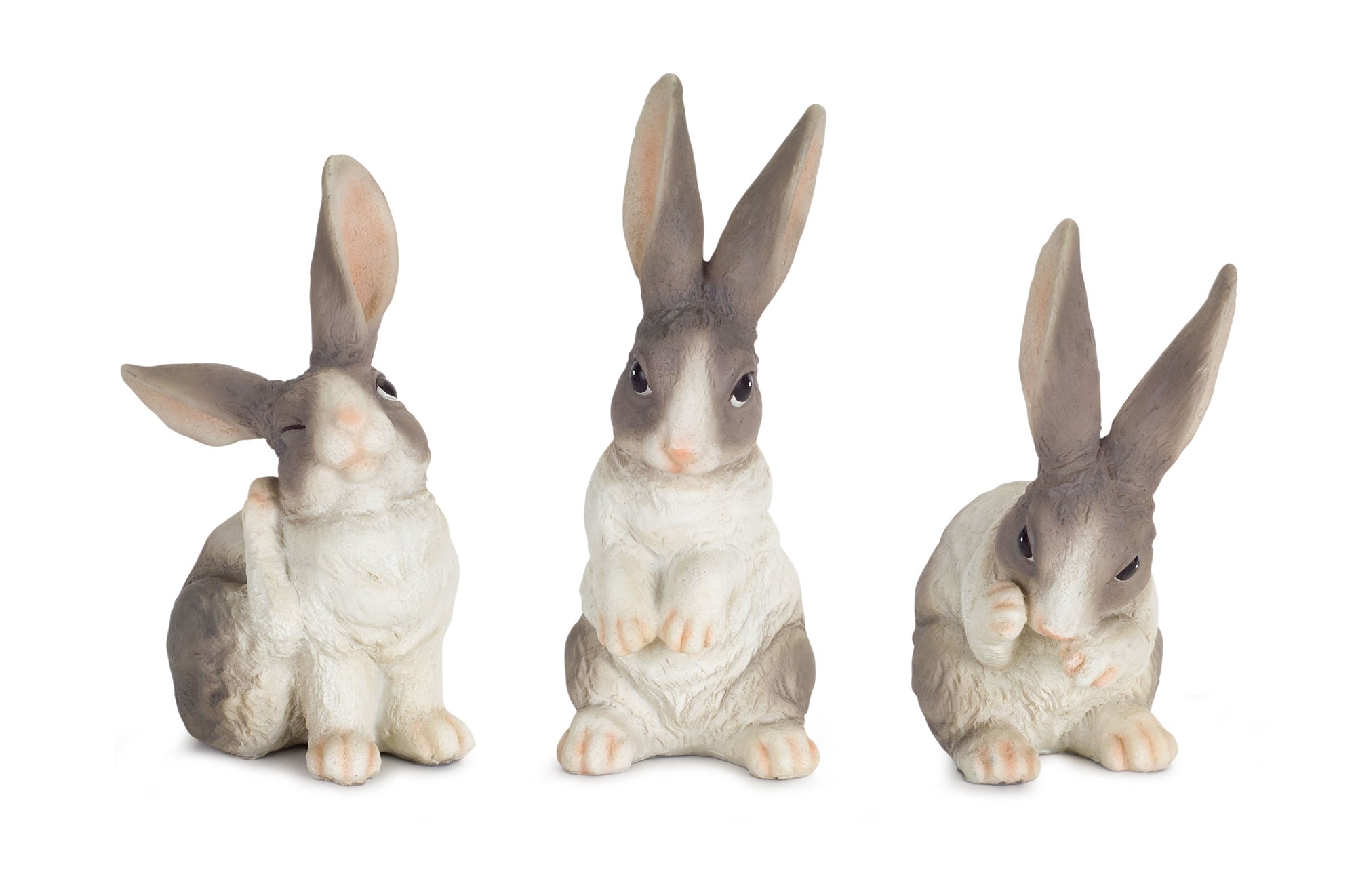 Long Ear Rabbit Figurine (Set of 6) - Outdoor Decor