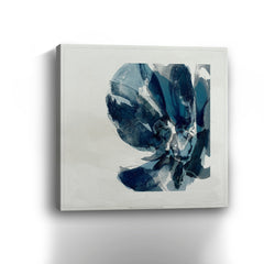 Lustr Blue Exclusion In Pearl White I Canvas Giclee - Wall Art