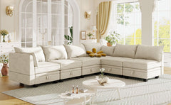 Madison U Shape Modular Sectional Sofa - Sofas