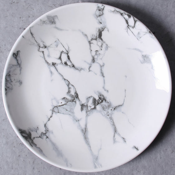 Marble Round Plate 10" - Plates