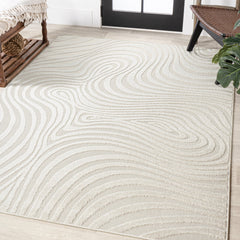 Maribo Abstract Groovy Striped Area Rug - Rugs