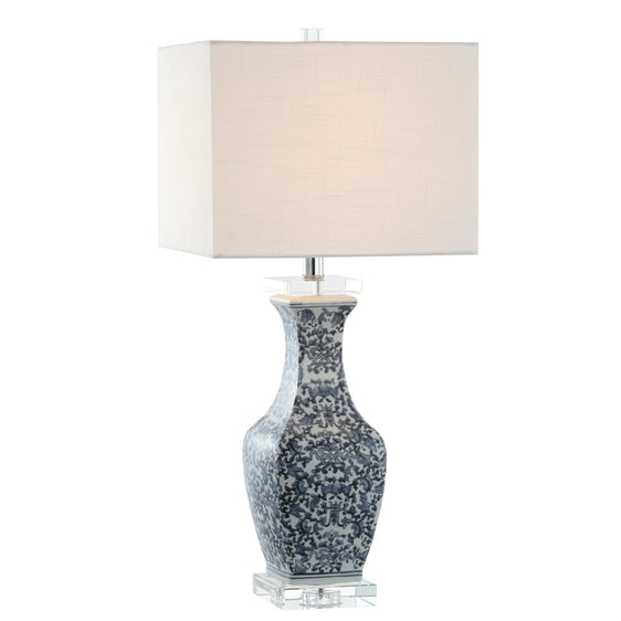 May Ceramic/Crystal LED Table Lamp - Table Lamps