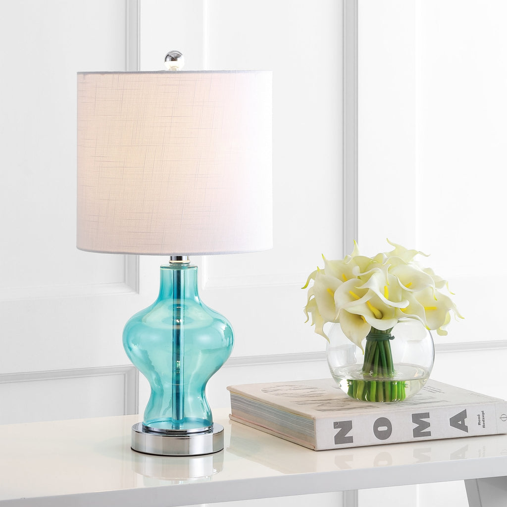 Mer Glass/Metal LED Table Lamp - Table Lamps