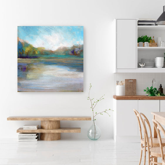 Mid Day Pond I Canvas Giclee - Wall Art