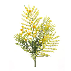 Mimosa Leaf Berry Spray, Set of 6 - Faux Florals
