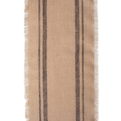Mineral Double Border Burlap Table Runner 14x108 - Table Runners