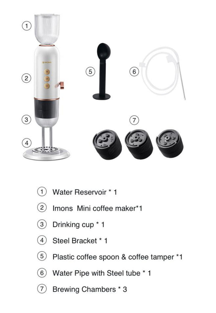Mini 4-In-1 Instant Heating Espresso Coffee Machine - Home Goods