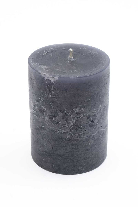 Mini Rustic Pillar Candle (Set of 4) - Candles