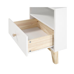 Modern 19 1/2"W One Drawer Nightstand - Children's Furniture
