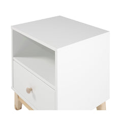 Modern 19 1/2"W One Drawer Nightstand - Children's Furniture