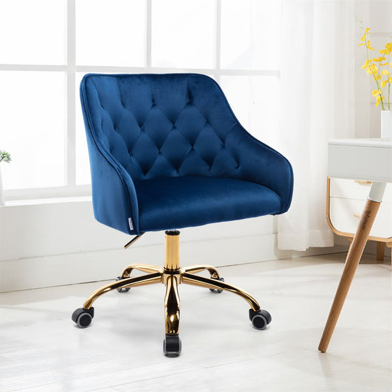 Modern-Swivel-Shell-Chair-with-Tufted-Back-and-Gold-Leg-Accent-Chairs