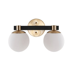 Modernist Globe Light Metal/Frosted Glass Modern Contemporary LED Vanity - Vanity Lights