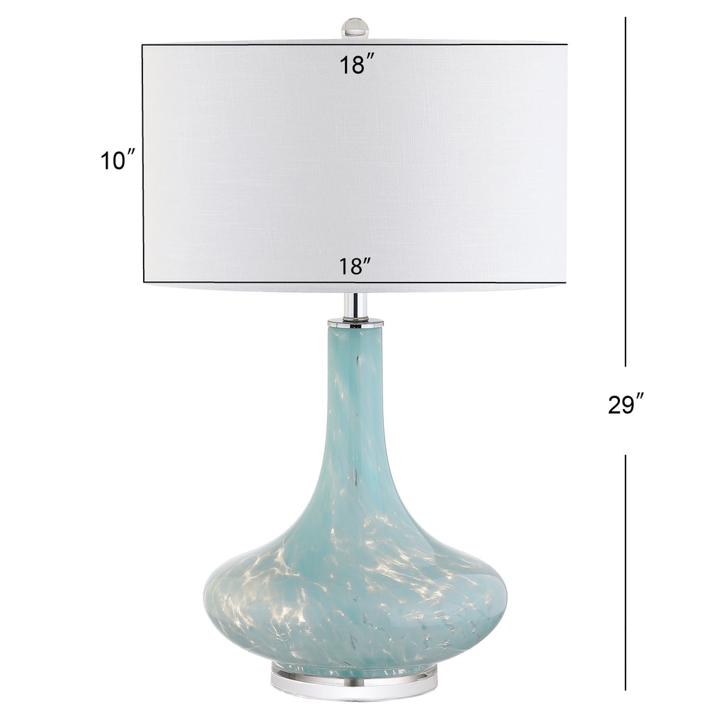 Montreal Glass/Acrylic LED Table Lamp - Table Lamps