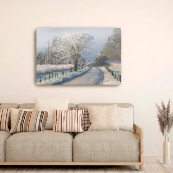 Moore -A Frosty Morning Canvas Giclee - Wall Art