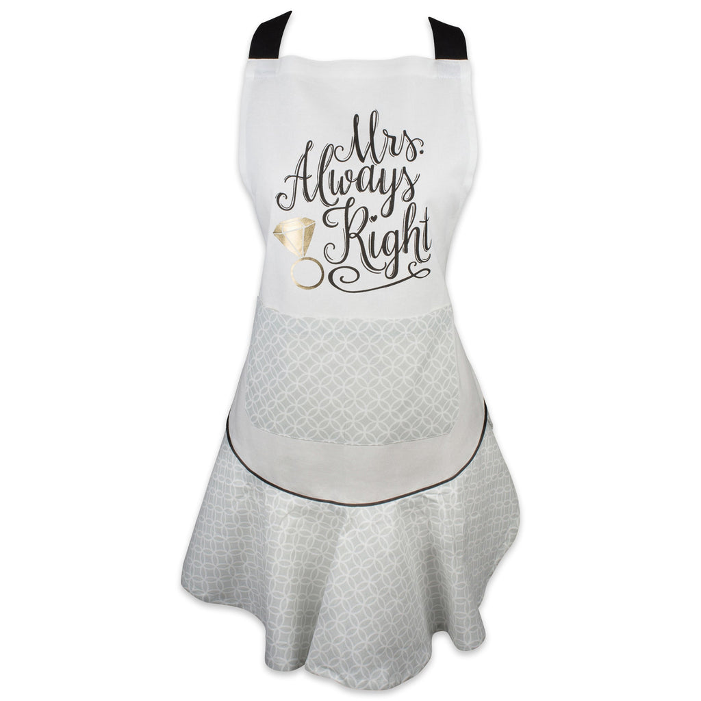 Mrs. Always Right Ruffle Apron - Aprons