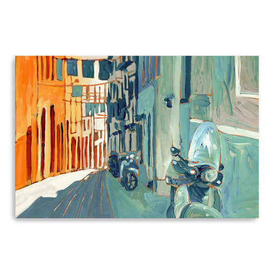 Napoli Street Canvas Giclee - Wall Art