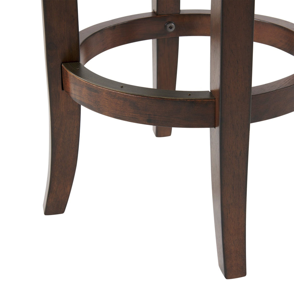 Natick Counter Height Stool, Distressed Walnut - Counter Stool