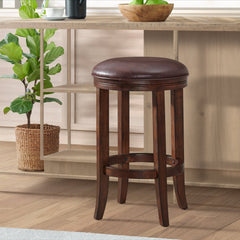 Natick Counter Height Stool, Distressed Walnut - Counter Stool