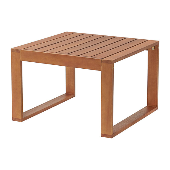 Natural Weston Eucalyptus Wood Cocktail Table - Outdoor Tables