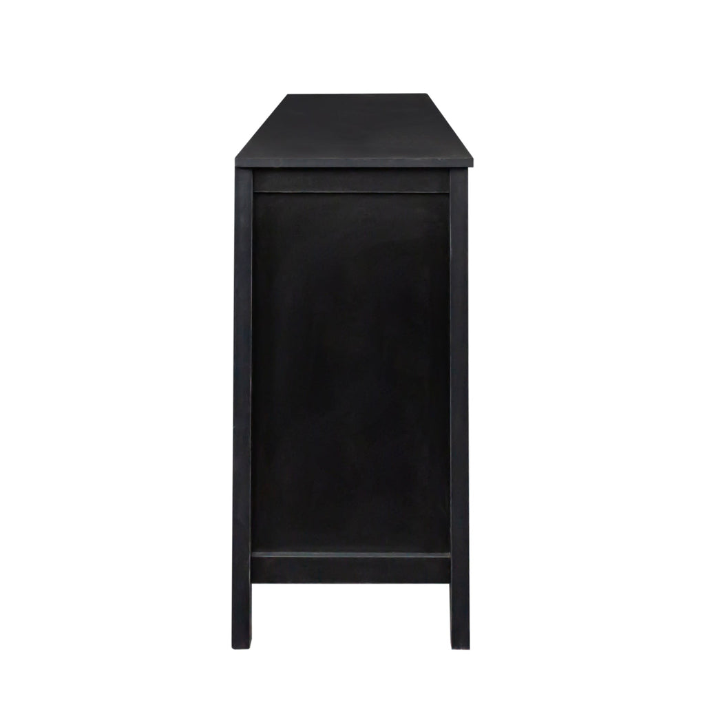 Nook Storage Cabinet with 4 Doors and 4 Open Shelves - Storage Cabinets