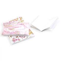 Notebook / Set of 3 Pcs / Pink - Recycled Cotton Paper - Storage and Organization