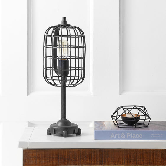 Odette Industrial Metal Table Lamp - Table Lamps