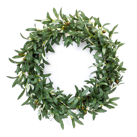 Olive Wreath 22.5" - Wreaths