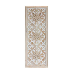 Ornate Carved Wood Wall Panel 31.5" - Wall Art