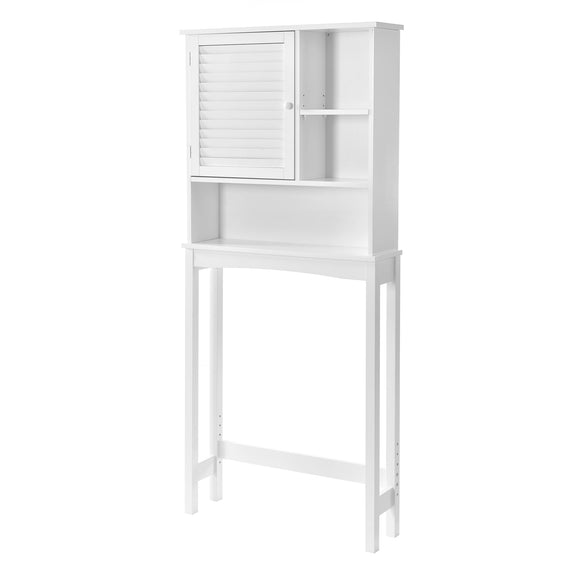 Over The Toilet Shelf Bathroom Storage with Adjustable Shelf Collect Cabinet - Storage and Organization