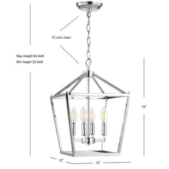 Pagoda Bulb Lantern Metal LED Pendant - Pendant Lights
