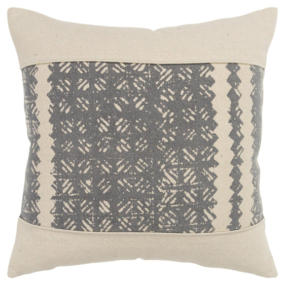 Paneled Cotton Canvas Color Block Donny Osmond Pillow Covers - Decorative Pillows