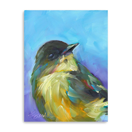 Perched-Bird-Canvas-Giclee-Wall-Art-Wall-Art