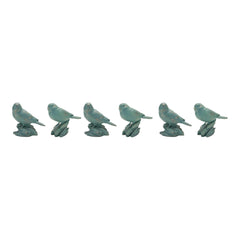 Perched Bird Figurine (Set of 6) - Decorative Accessories