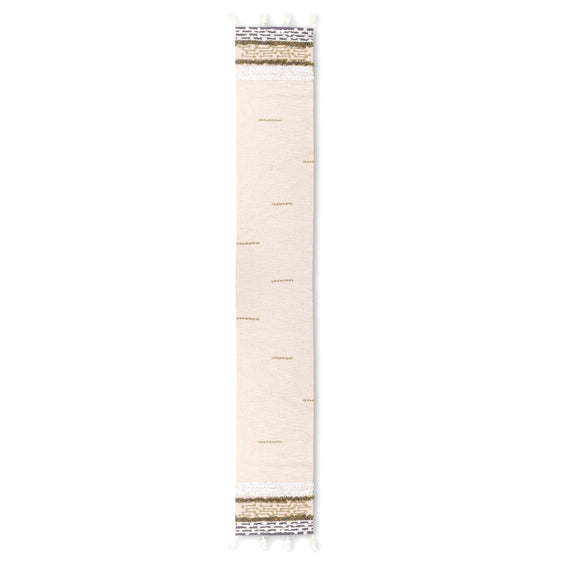 Pier 1 Boucle Woven with Tassels Table Runner - Table Runners
