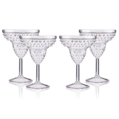 Pier-1-Emma-Clear-Acrylic-12-oz-Margarita-Glasses,-Set-of-4-Drinkware-Sets